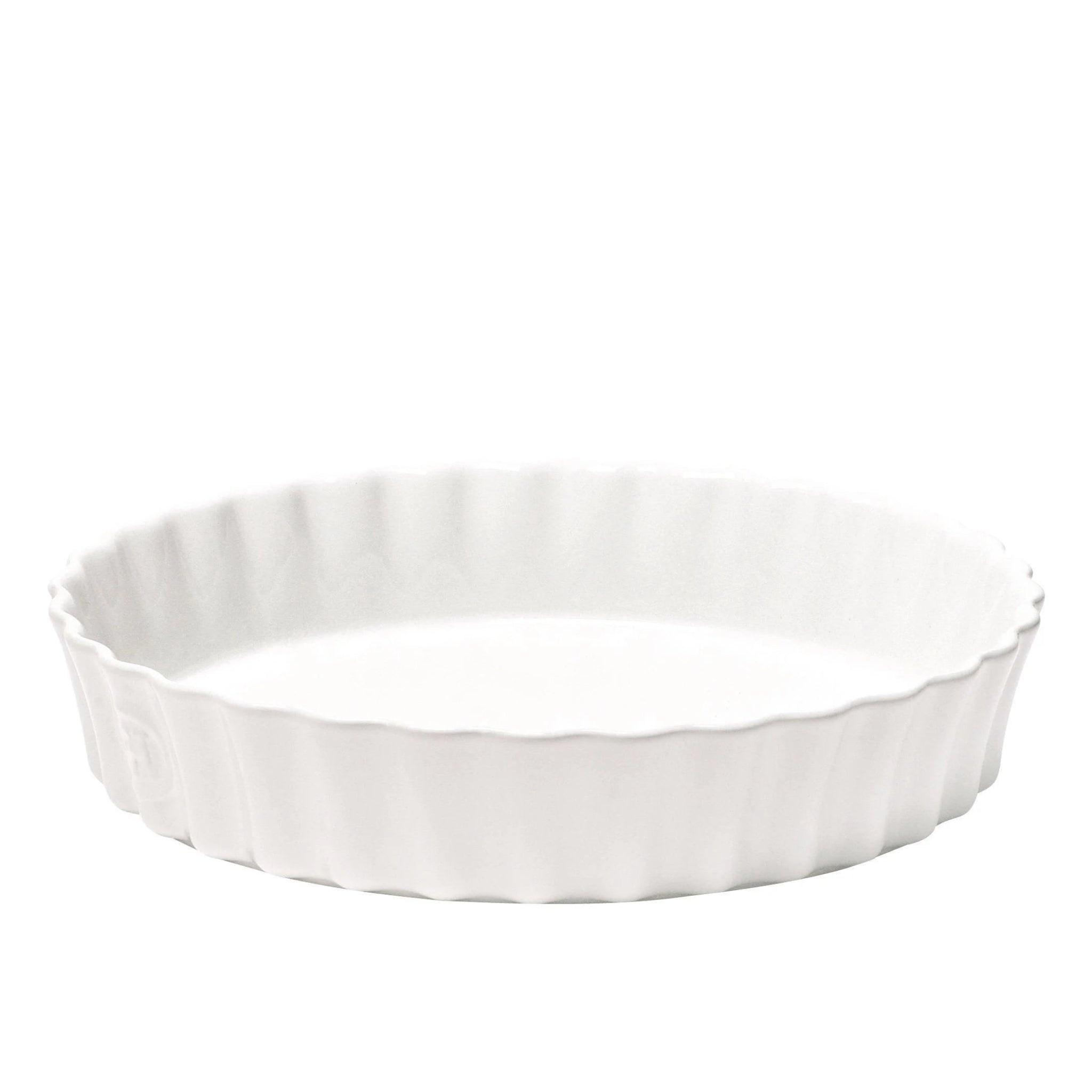 Emile Henry - Deep Flan Dish, ⌀28cm, Flour - Lacbleu Wines - EH116028 - 3289311160284