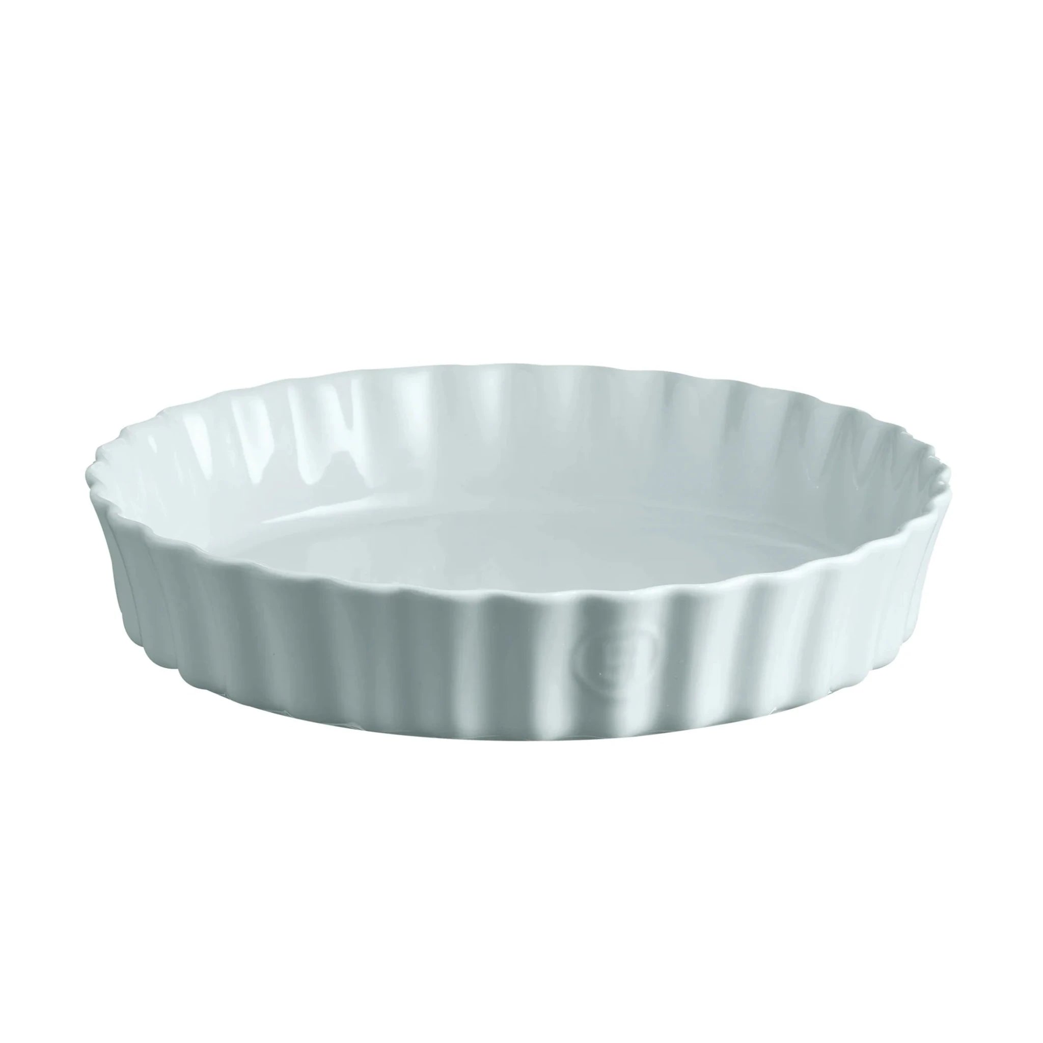 Emile Henry - Deep Flan Dish, ø28cm, Ecume - Lacbleu Wines - EH016028 - 3289310160285