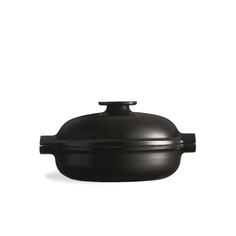 Emile Henry - Delight Braiser with Lid, 2.5L, Slate - Lacbleu Wines - EH776625 - 3289317795633