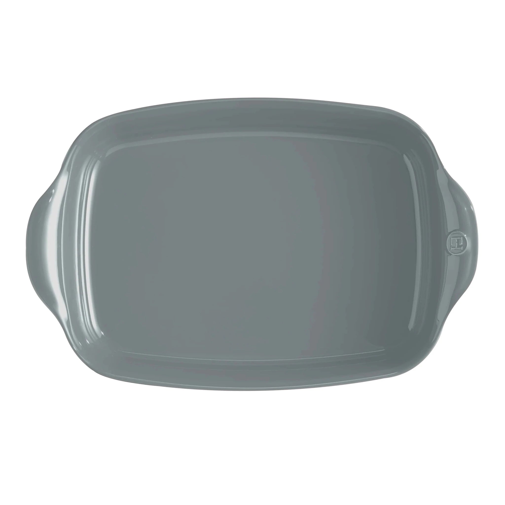 Emile Henry - Extra Large Rectangular Oven Dish, 4.0L, Pearl Grey - Lacbleu Wines - EH809654 - 3289318096548