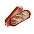 Emile Henry - Large Bread Loaf Baker, 4.5L, Poppy Red - Lacbleu Wines - EH155503 - 3289311555035