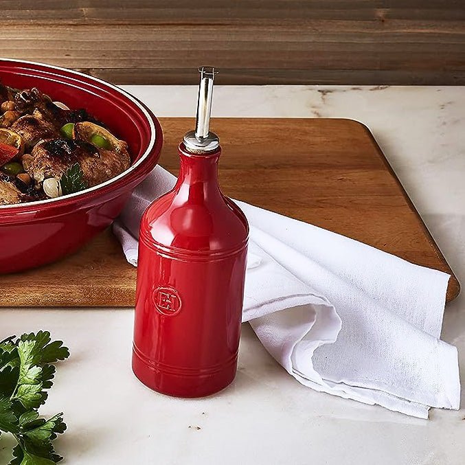 Oliera Emile Henry - Elegante E Pratica Per Olio E Aceto, Design Antigoccia E Protetto Dalla Luce - Foto 12