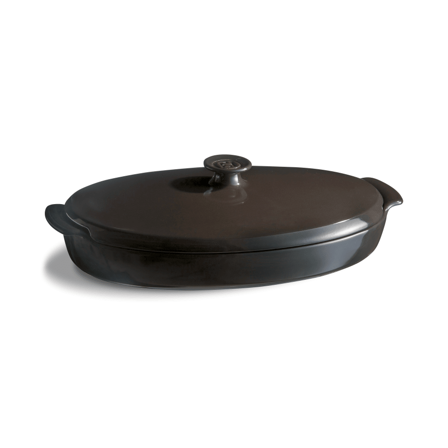 Emile Henry - Papillote Fish Steamer, 1.9L, Charcoal - Lacbleu Wines - EH798443 - 3289317984433