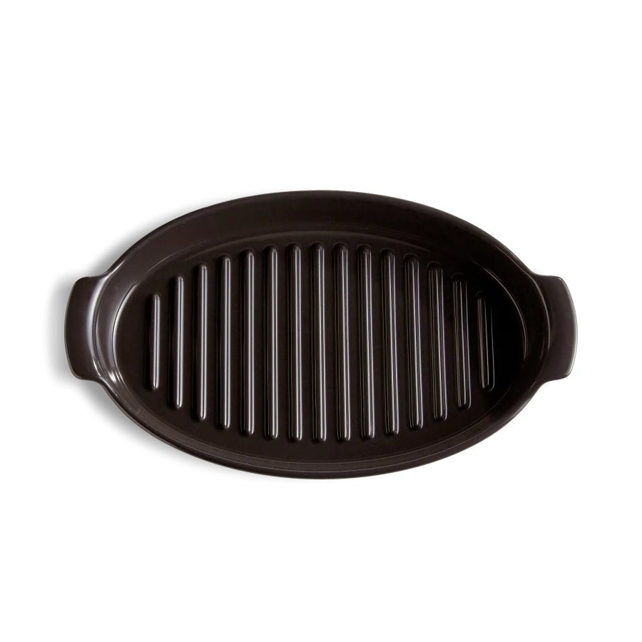 Emile Henry - Papillote Fish Steamer, 1.9L, Charcoal - Lacbleu Wines - EH798443 - 3289317984433