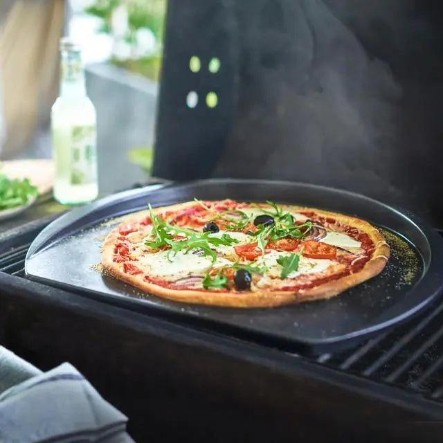 Emile Henry - Pizza Station, 42x35cm, Black Truffle - Lacbleu Wines - EH717642 - 3289317176425