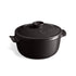 Emile Henry - Round Casserole, 2.5L, Charcoal - Lacbleu Wines - EH794525 - 3289317945250