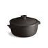 Emile Henry - Round Casserole, 4.0L, Charcoal - Lacbleu Wines - EH794540 - 3289317945403