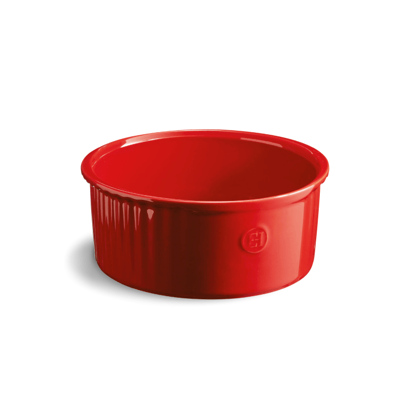 Emile Henry - Soufflé Dish, ø21cm, Burgundy - Lacbleu Wines - EH346880 - 3289313468807