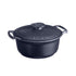 Emile Henry - Sublime Round Casserole, 4.0L, Indigo - Lacbleu Wines - EH664740 - 3289316647407