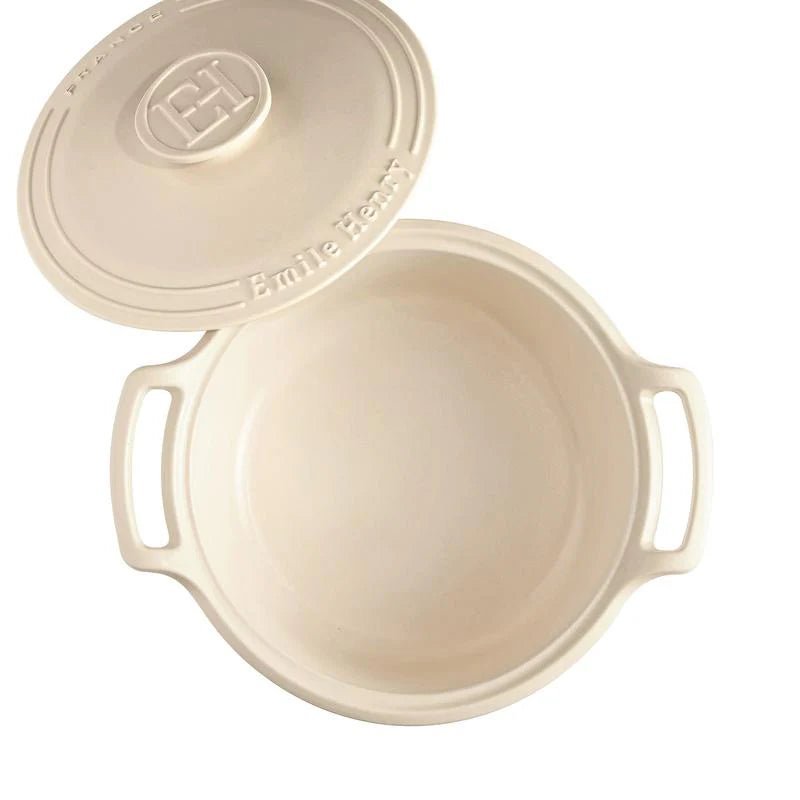 Emile Henry - Sublime Round Casserole, 4.0L, Sable - Lacbleu Wines - EH564740 - 3289315647408