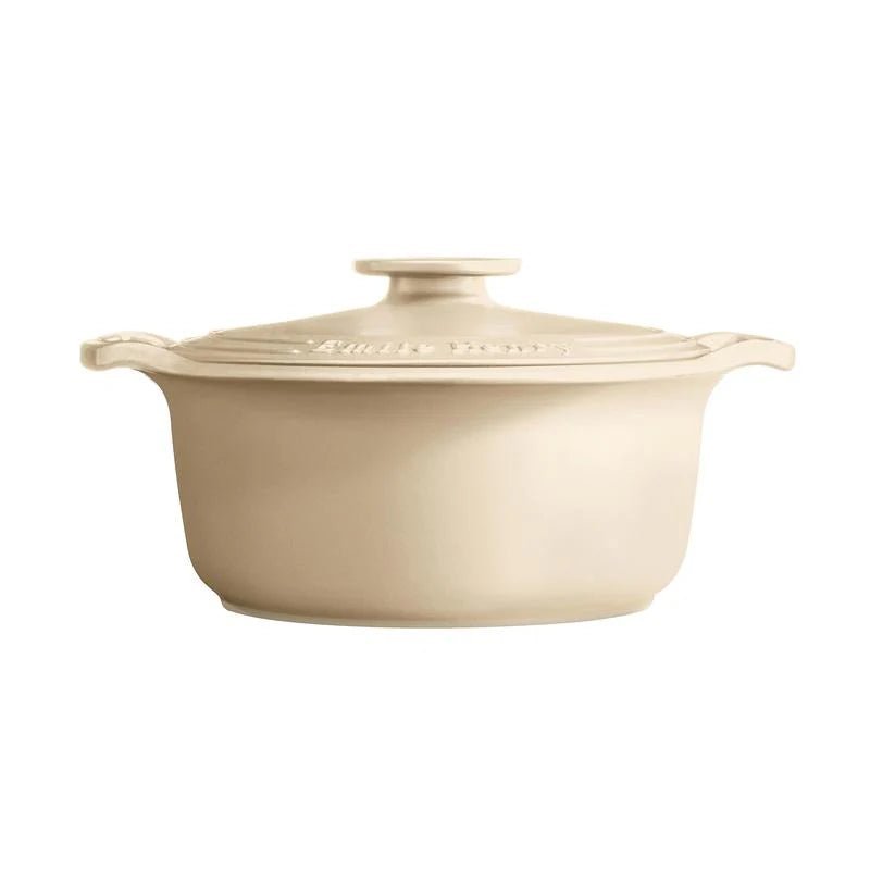 Emile Henry - Sublime Round Casserole, 4.0L, Sable - Lacbleu Wines - EH564740 - 3289315647408