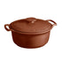 Emile Henry - Sublime Round Casserole, 5.5L, Sienna - Lacbleu Wines - EH144760 - 3289311447606