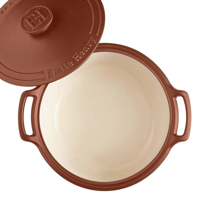 Emile Henry - Sublime Round Casserole, 6.5L, Sienna - Lacbleu Wines - EH144770 - 3289311447705