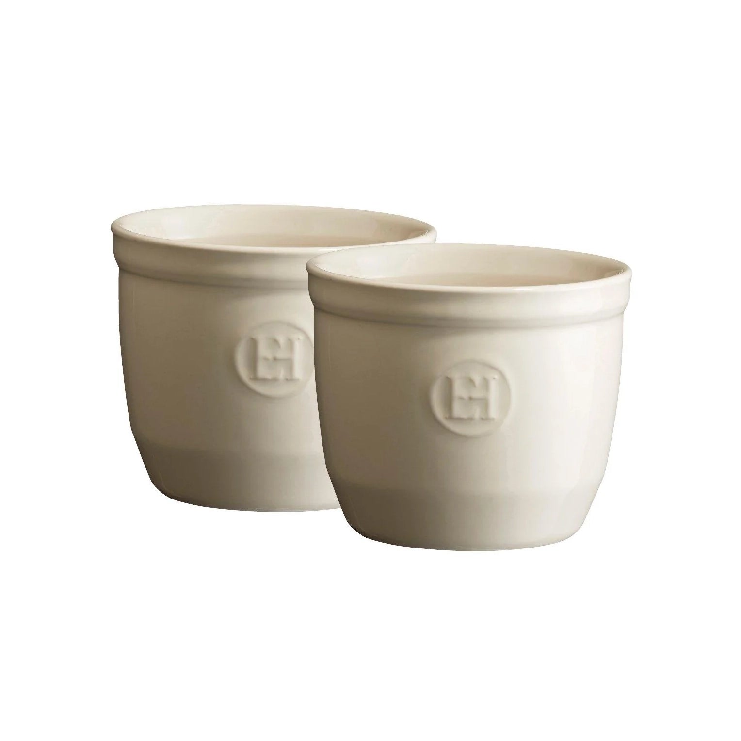 Emile Henry - Twin Ceramic Ramekin Set, No 8, Clay - Lacbleu Wines - EH024008 - 3289310240086