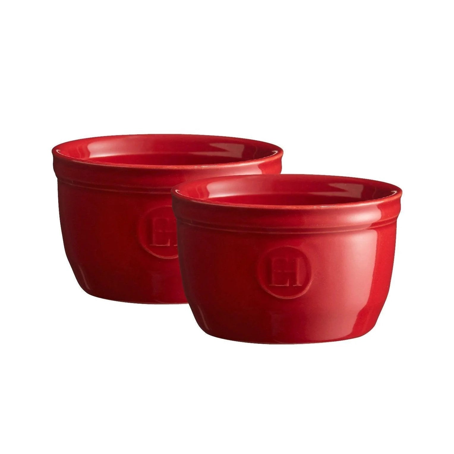Emile Henry - Twin Ceramic Ramekin Set, No 9, Burgundy - Lacbleu Wines - EH344009 - 3289313440094