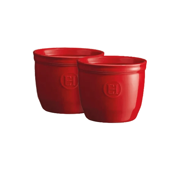 Emile Henry - Twin Ramekin N°8 Set, Burgundy - Lacbleu Wines - EH344008 - 3289313440087