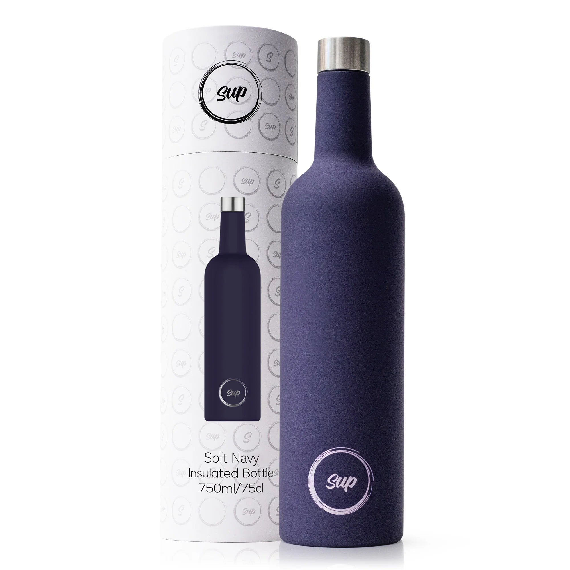 Sup - Insulated Wine Bottle, 75cl - Lacbleu Wines - SWB75STN - 7427137182394