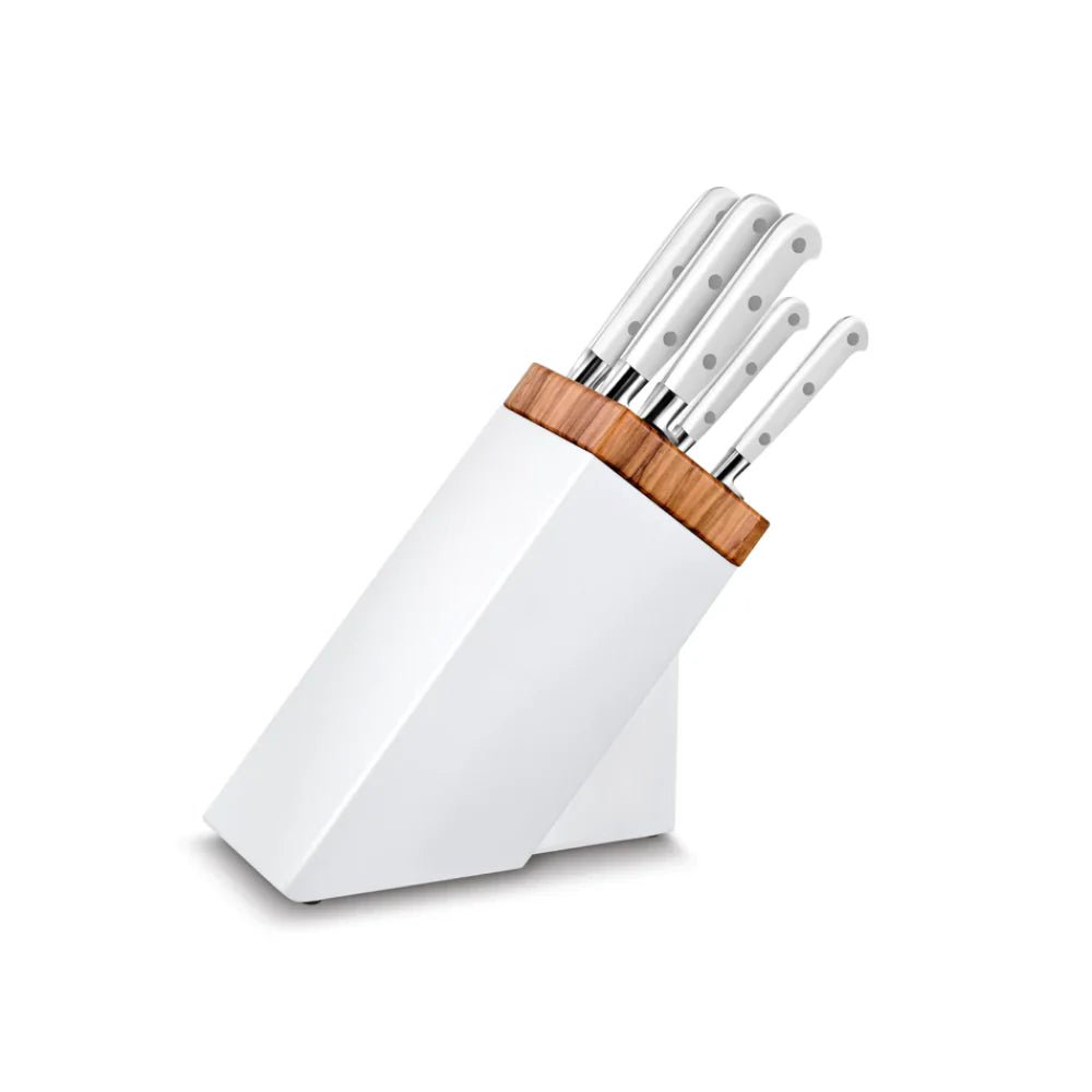 Sabatier - Knife Block with 5 Ideal Steel Rivet Knives - Lacbleu Wines - LS664287 - 3269416642885