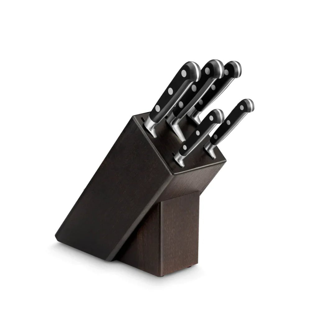 Sabatier - Knife Block with 5 Ideal Steel Rivet Knives - Lacbleu Wines - LS664388 - 3269416634382