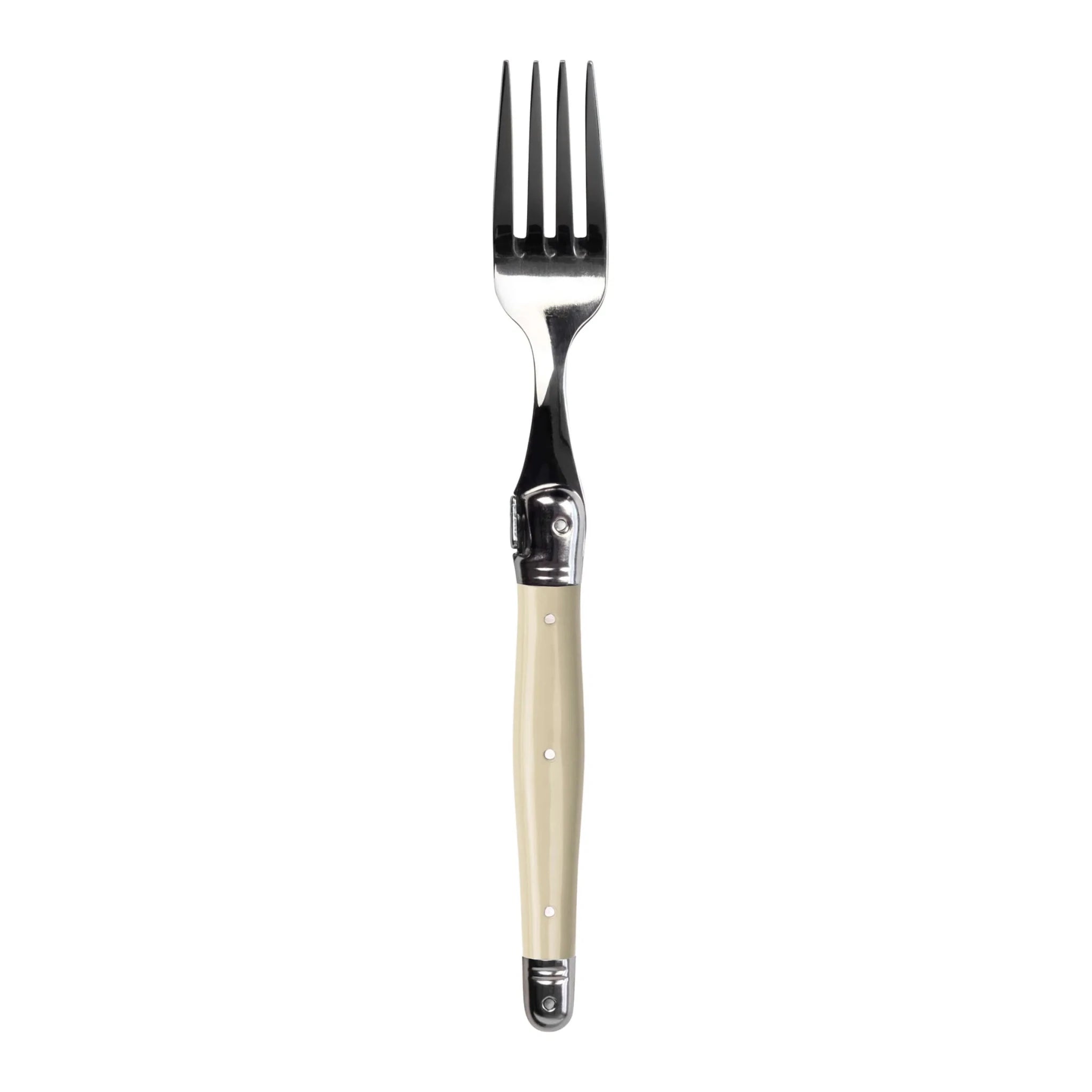Laguiole par André Verdier - 24 Piece Cutlery Set, Ivory - Lacbleu Wines - K57W - 3289490010943