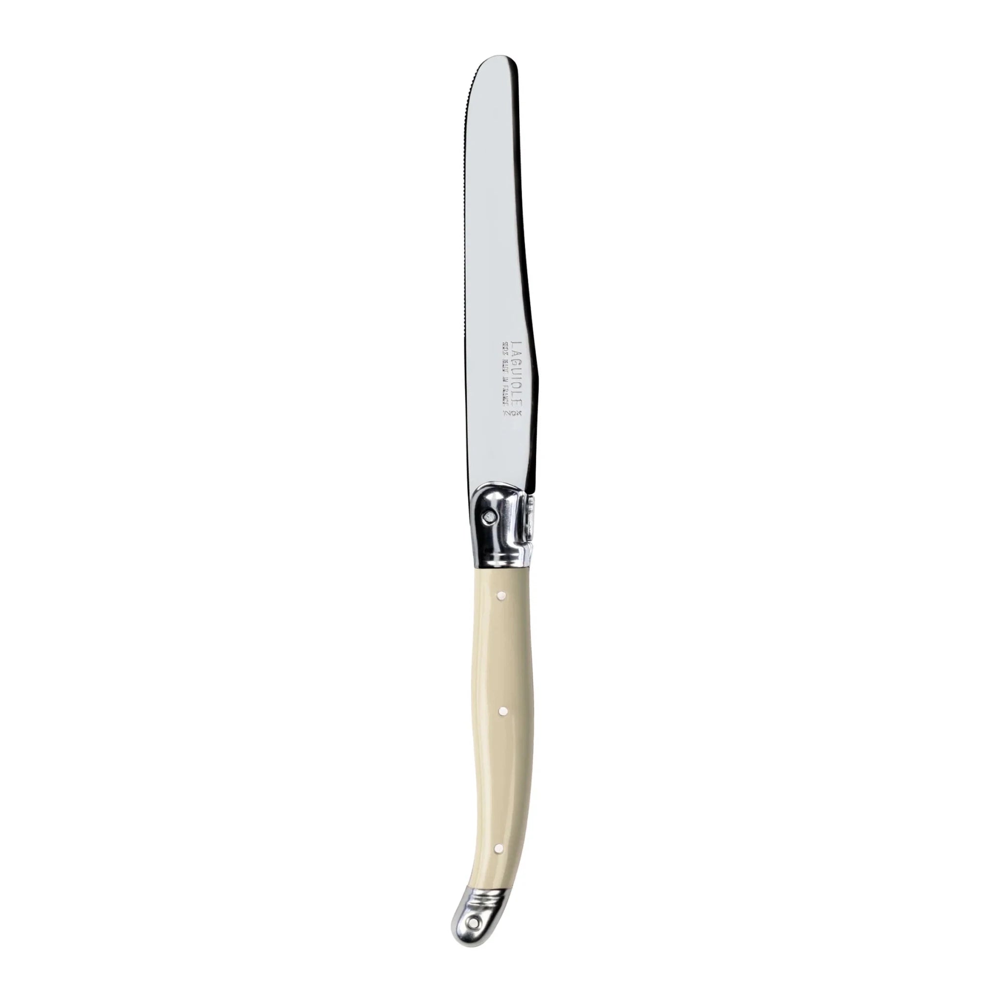 Laguiole par André Verdier - 24 Piece Cutlery Set, Ivory - Lacbleu Wines - K57W - 3289490010943