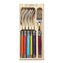 Laguiole par André Verdier - 6 Piece Fork Set, Bright - Lacbleu Wines - K52M - 3289490005659