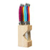 Laguiole par André Verdier - 6 Piece Steak Knife Set in Knife Block - Lacbleu Wines - K50PM - 3289490000036