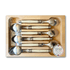 Laguiole par André Verdier - 6 Piece Teaspoon Set, Ivory - Lacbleu Wines - K54W - 3289490005703