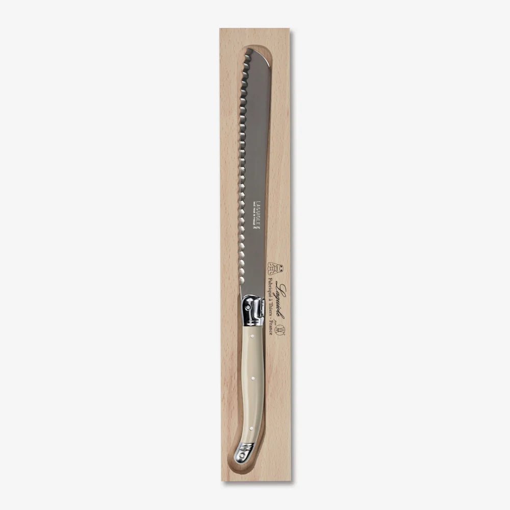 Laguiole par André Verdier - Bread Knife, Ivory - Lacbleu Wines - K82W - 3289490005109