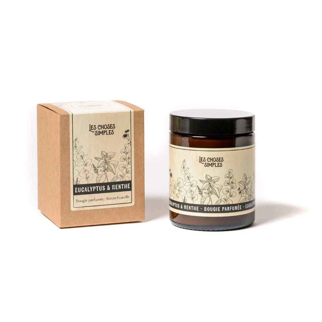 Les Choses Simples - Scented Candle, Eucalyptus & Mint - Lacbleu Wines - CA19M - CA19M