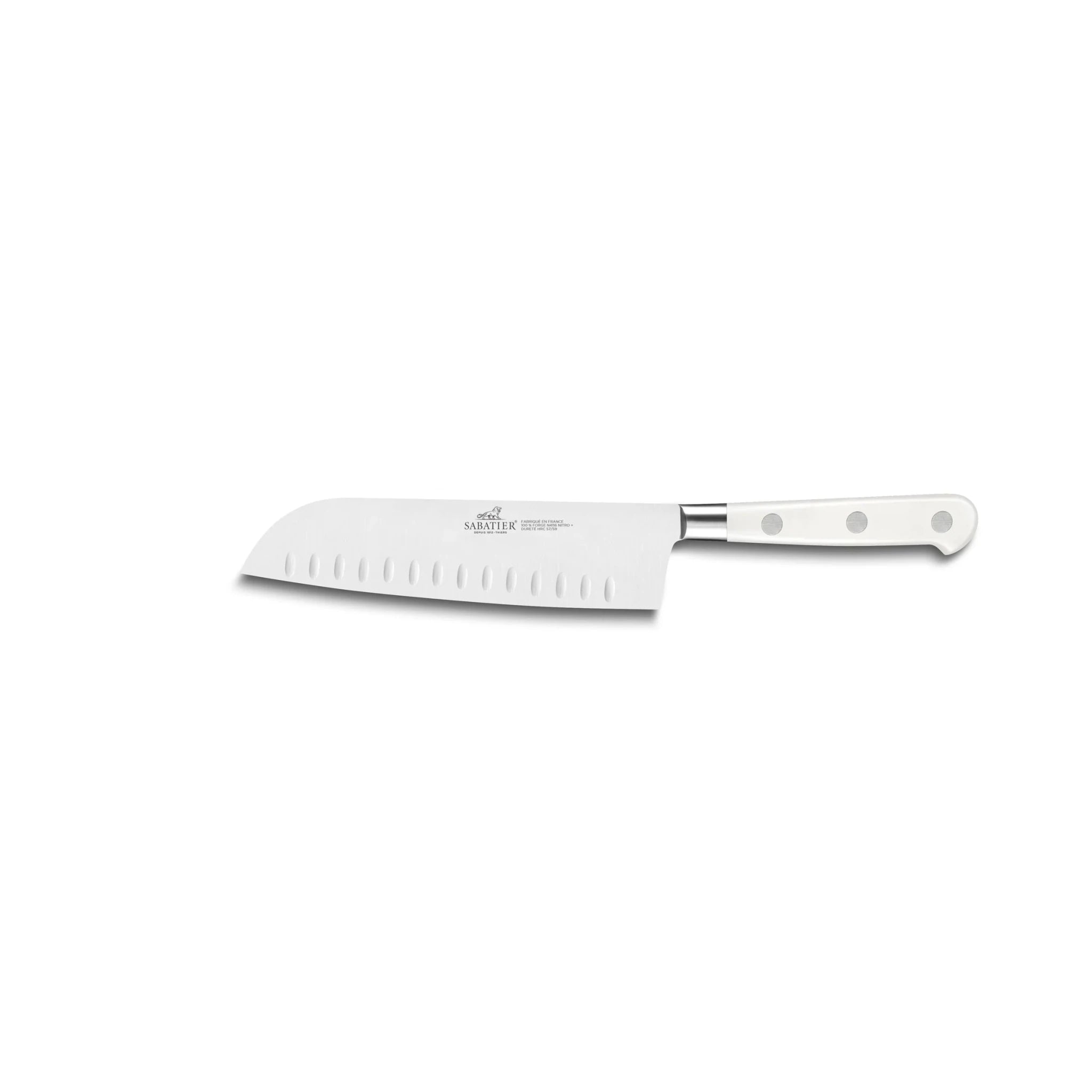 Lion Sabatier - Ideal Toque Blanche - Santoku Knife, 18cm - Lacbleu Wines - LS814783 - 3269418147838