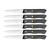 Lion Sabatier - Serie 197 - 6 Piece Paring Knife Set, 9cm, Black - Lacbleu Wines - LS197060 - 3269411970600