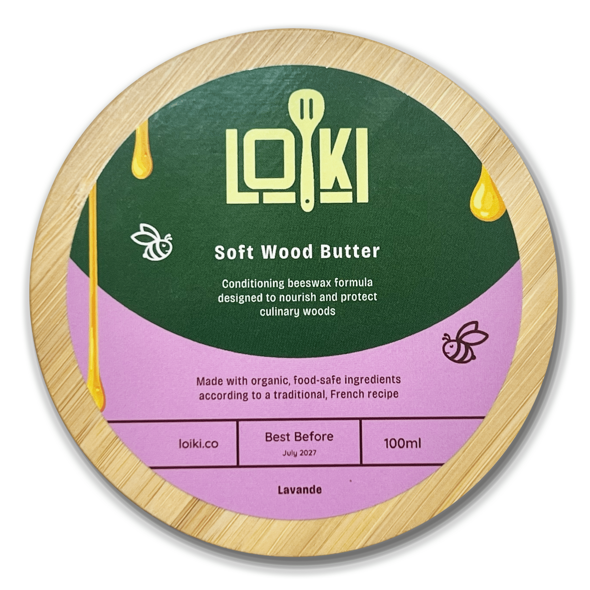 Loïki - Organic Soft Wood Butter, Lavande - Lacbleu Wines - LK103 - 5070002161172