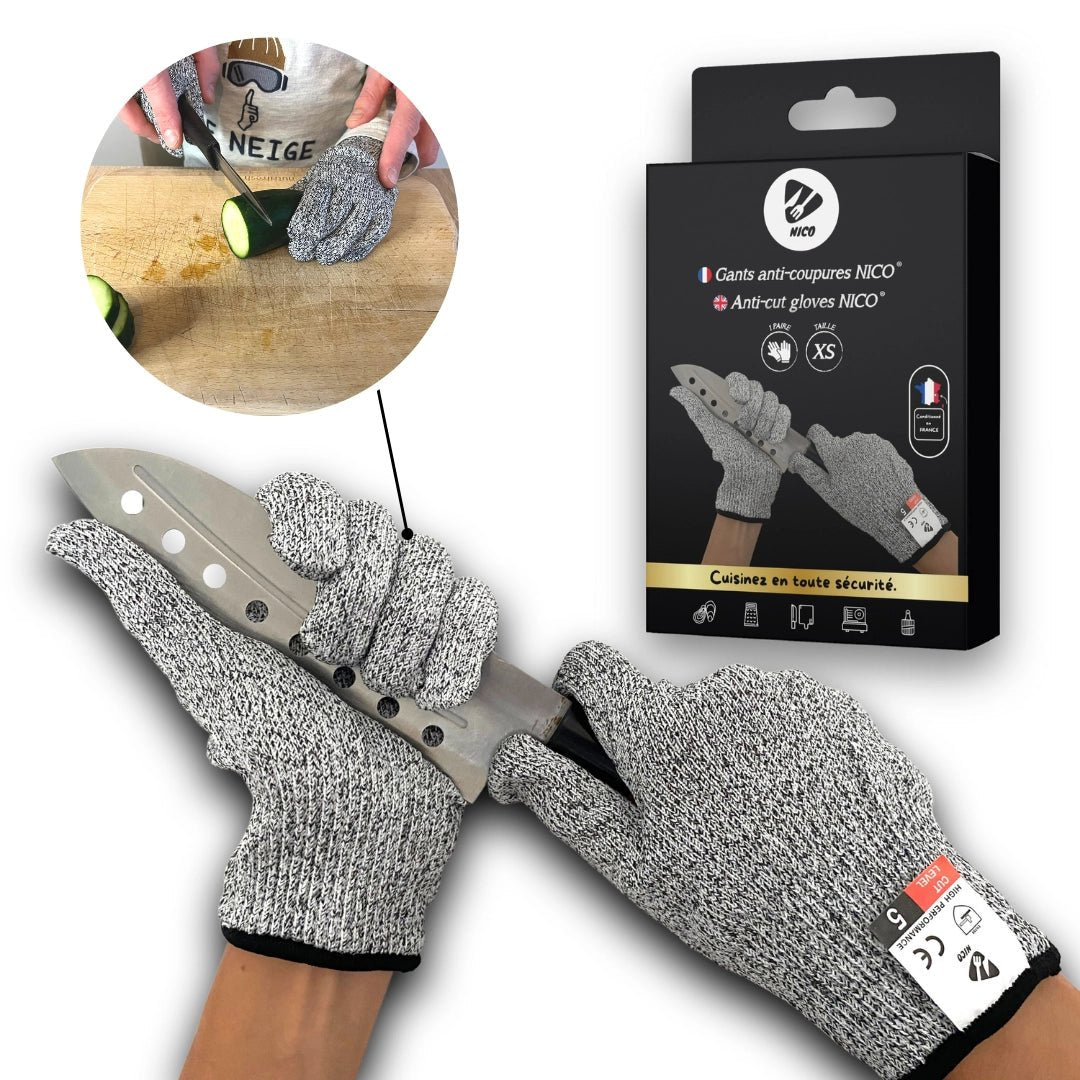 Nico - Cut - Resistant Kitchen Gloves, Extra Small - Lacbleu Wines - GAC - NC - 0XS - 3770030020084