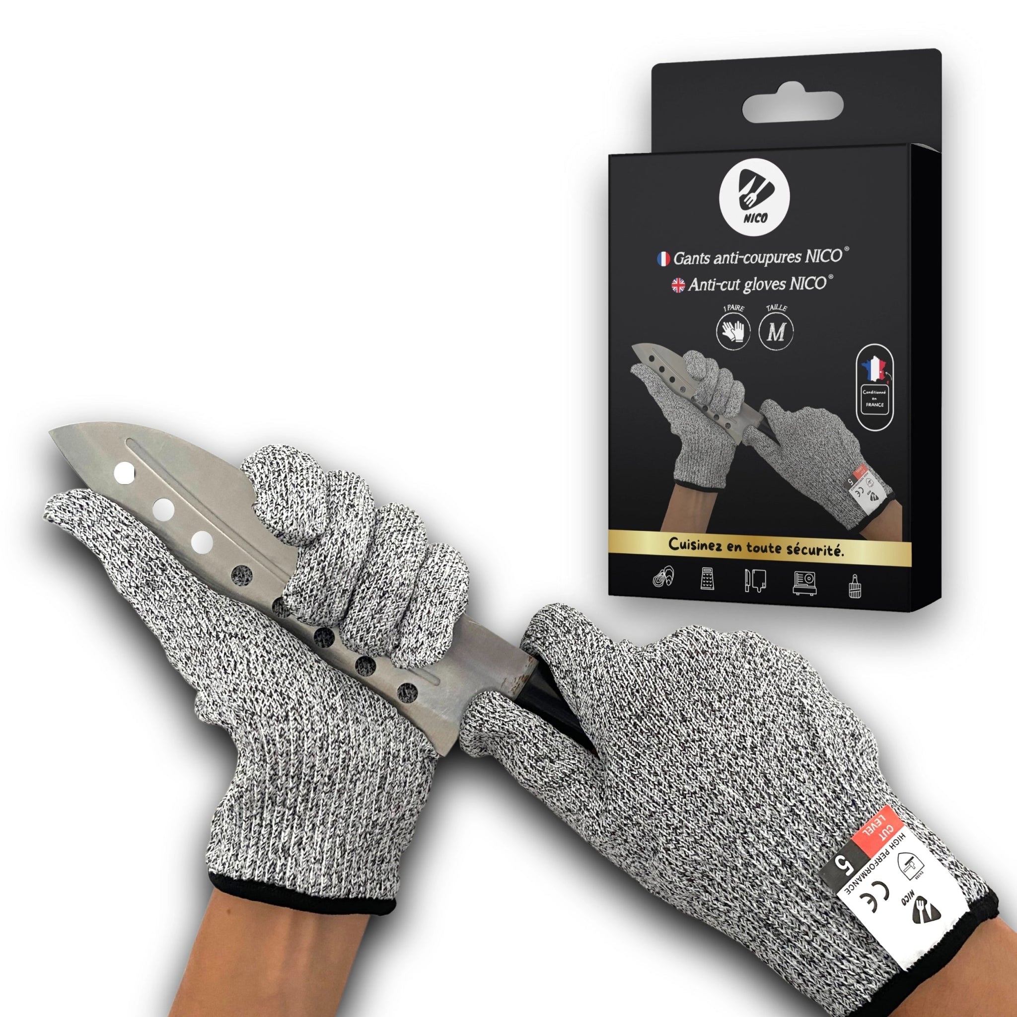 Nico - Cut - Resistant Kitchen Gloves, Medium - Lacbleu Wines - GAC - NC - 2M - 3770030020022