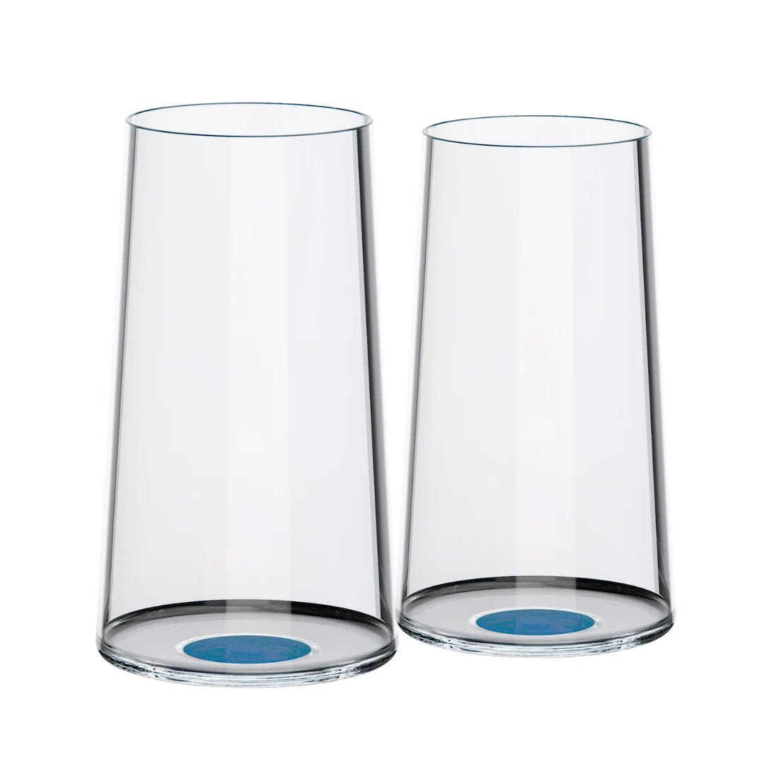 Trebonn - Twin SplitGlass Flute Glass Set, Blue - Lacbleu Wines - TR2025132 - 8056860331183