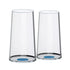 Trebonn - Twin SplitGlass Flute Glass Set, Blue - Lacbleu Wines - TR2025132 - 8056860331183