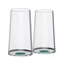 Trebonn - Twin SplitGlass Flute Glass Set, Green - Lacbleu Wines - TR2025133 - 8056860331190
