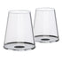 Trebonn - Twin SplitGlass Red Wine Glass Set, Black - Lacbleu Wines - TR2025110 - 8056860331084