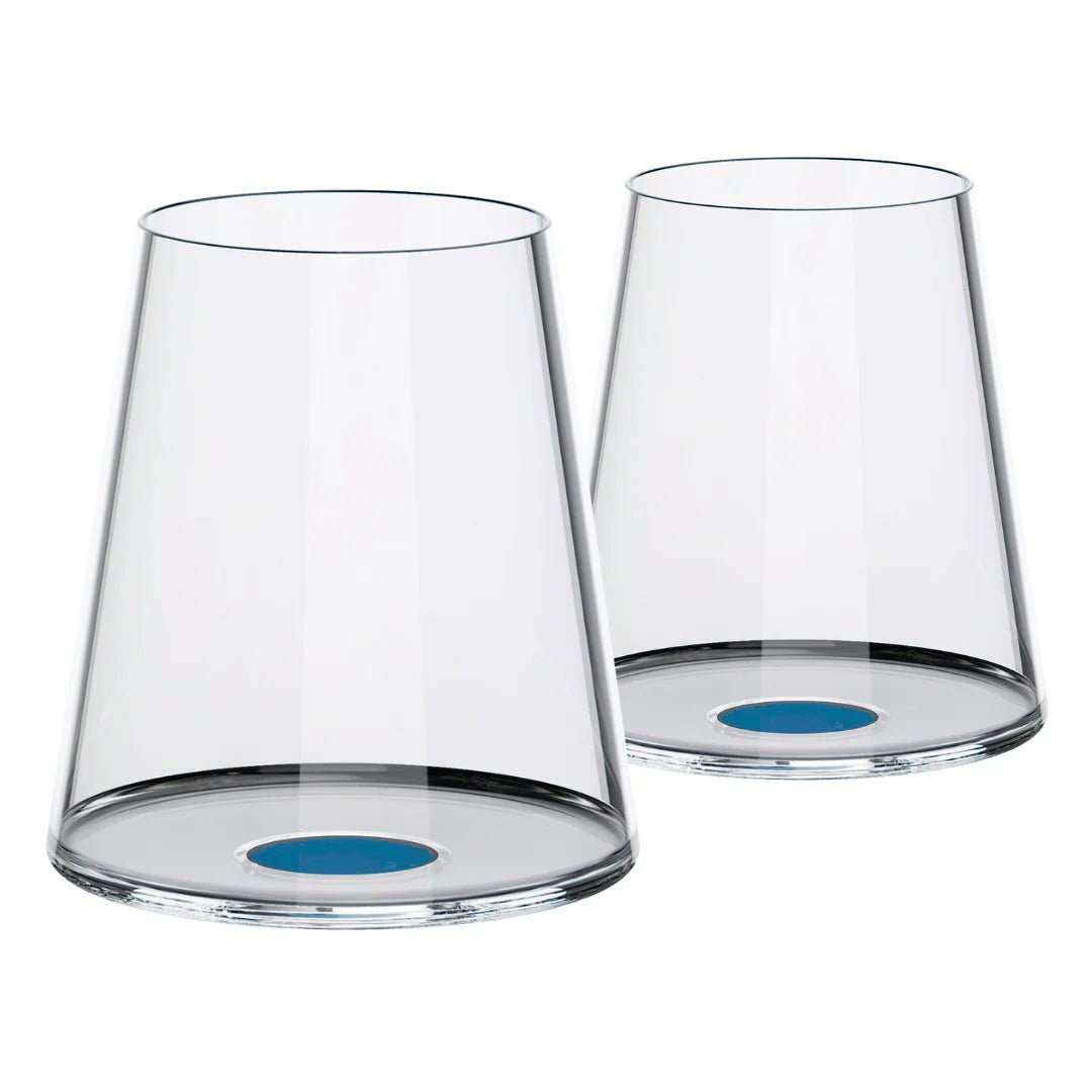 Trebonn - Twin SplitGlass Red Wine Glass Set, Blue - Lacbleu Wines - TR2025114 - 8056860331107