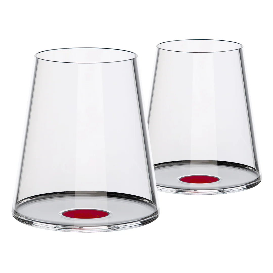 Trebonn - Twin SplitGlass Red Wine Glass Set, Red - Lacbleu Wines - TR2025111 - 8056860331091