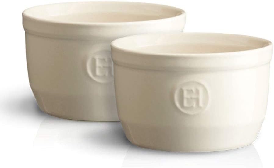 Emile Henry - Twin Ceramic Ramekins Set, No 10 - Lacbleu Wines - EH024010 - 3289310240109