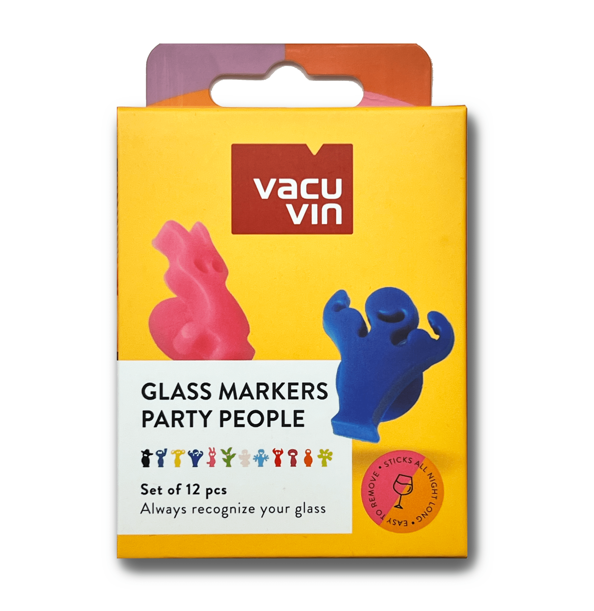 Vacu Vin - Glass Markers, Party People - Lacbleu Wines - VV1886060 - 8714793188600