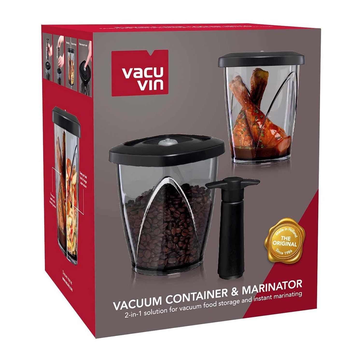 Vacu Vin - Vacuum Container - Lacbleu Wines - VV28704606 - 8714793287044