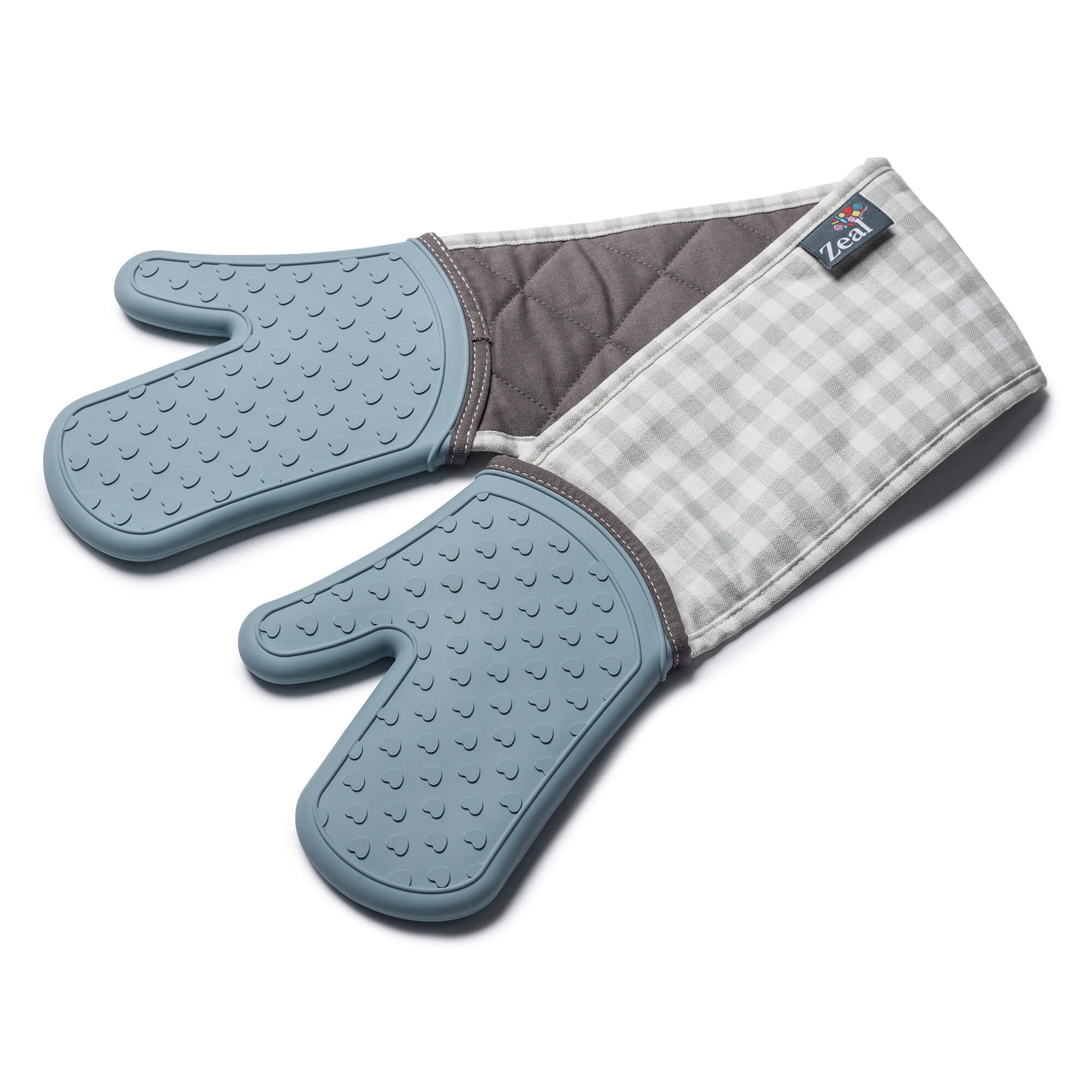 Zeal - Double Oven Glove, Duck Egg Blue - Lacbleu Wines - V133B - 5036638084933