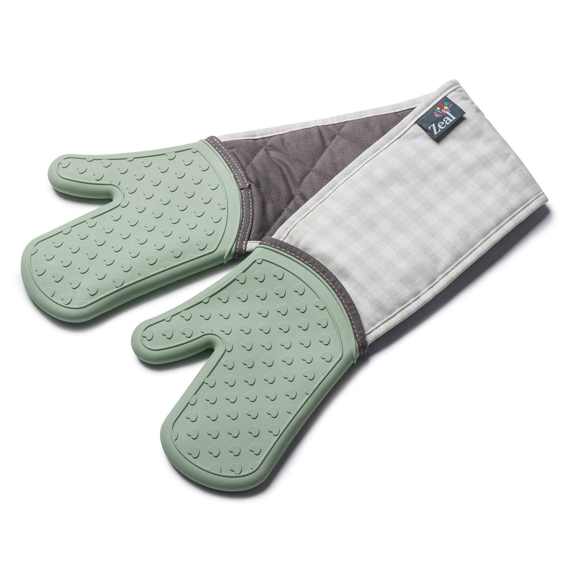Zeal - Double Oven Glove, Sage Green - Lacbleu Wines - V133G - 5036638084940
