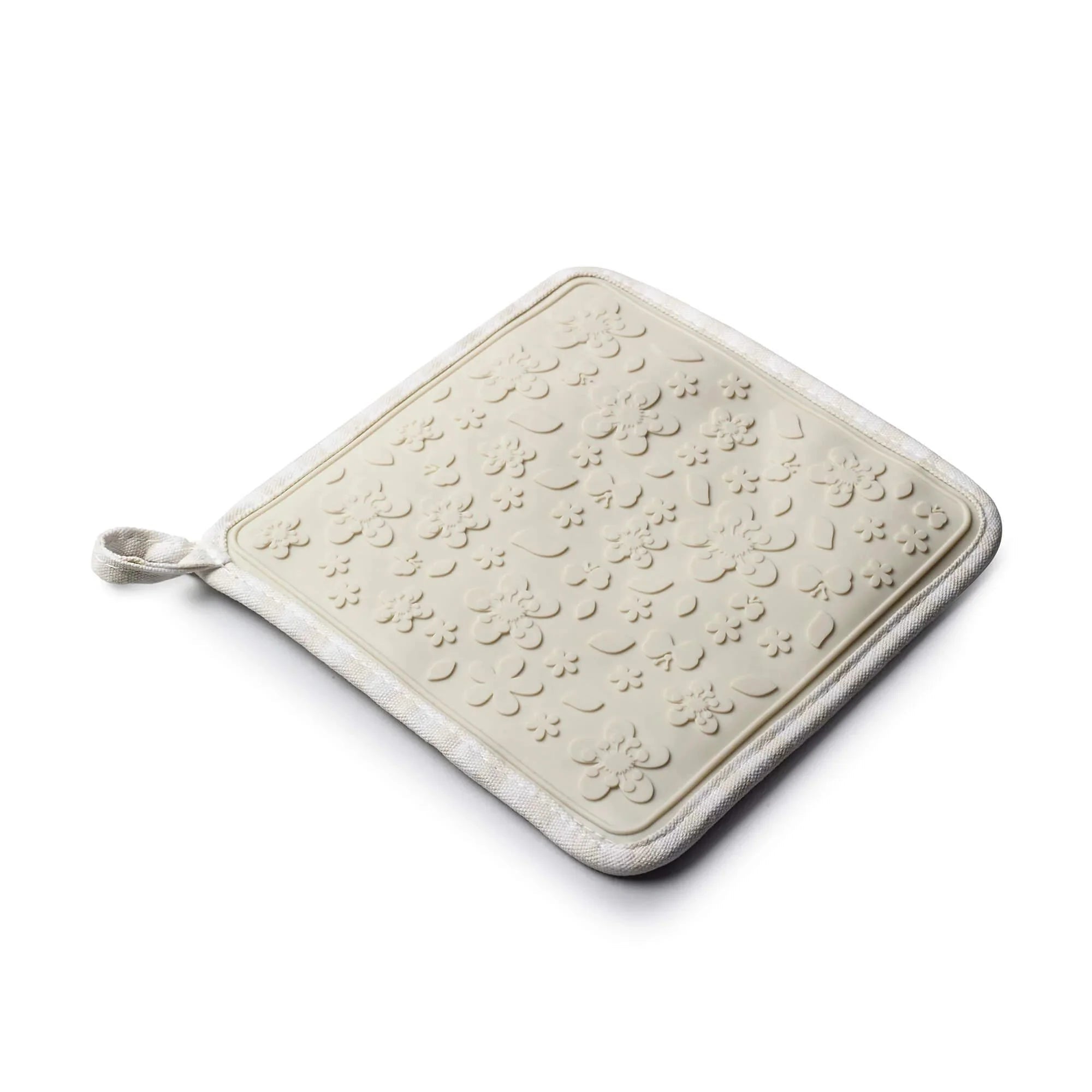 Zeal - Silicone Square Hot Grab & Hot Mat Trivet, Cream - Lacbleu Wines - V107C - 5036638064317