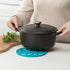 Zeal - Silicone Trivet, ø18cm, Aqua - Lacbleu Wines - J354A - 5036638096479