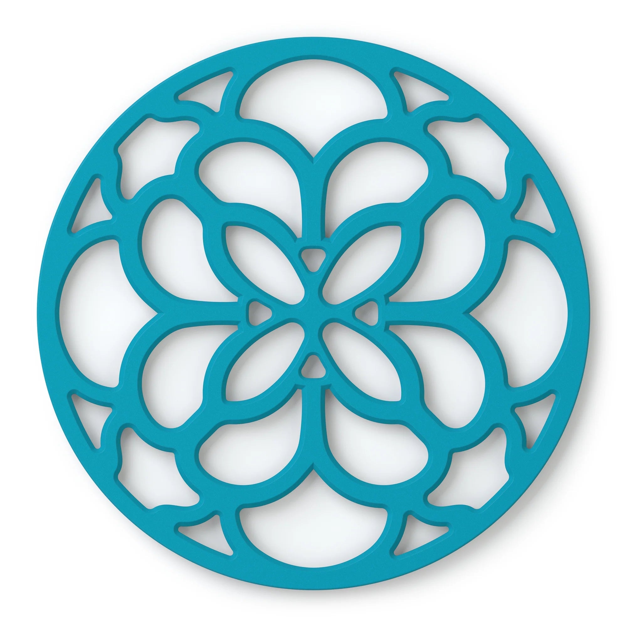 Zeal - Silicone Trivet, ø18cm, Aqua - Lacbleu Wines - J354A - 5036638096479