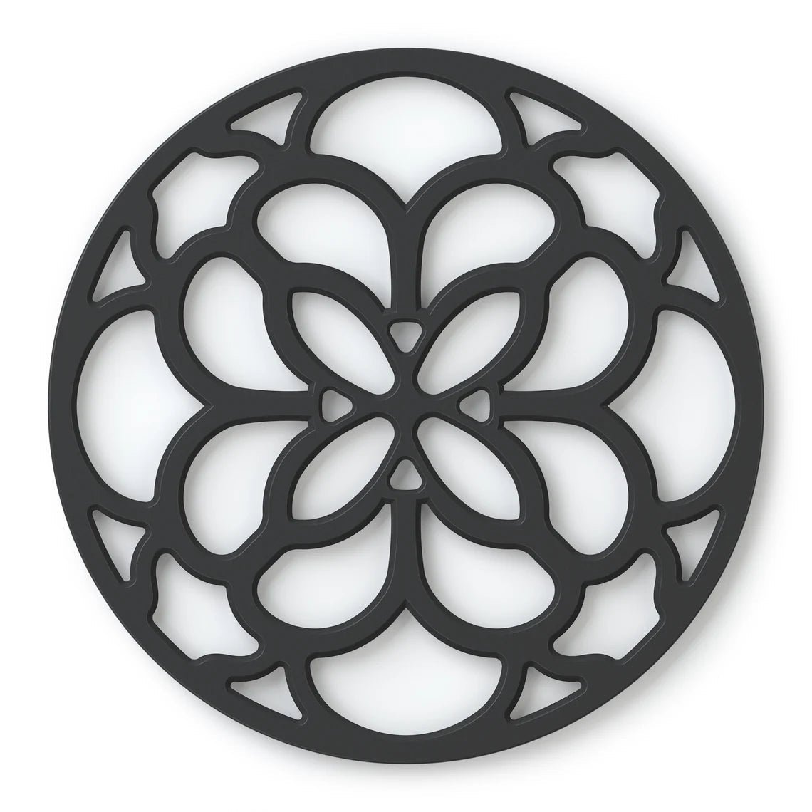 Zeal - Silicone Trivet, ø18cm, Black - Lacbleu Wines - J354N - 5036638096448